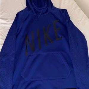 Blue Nike hoodie